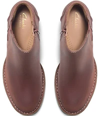 Clarks Artisan Kastela Lo Leather Ankle Booties