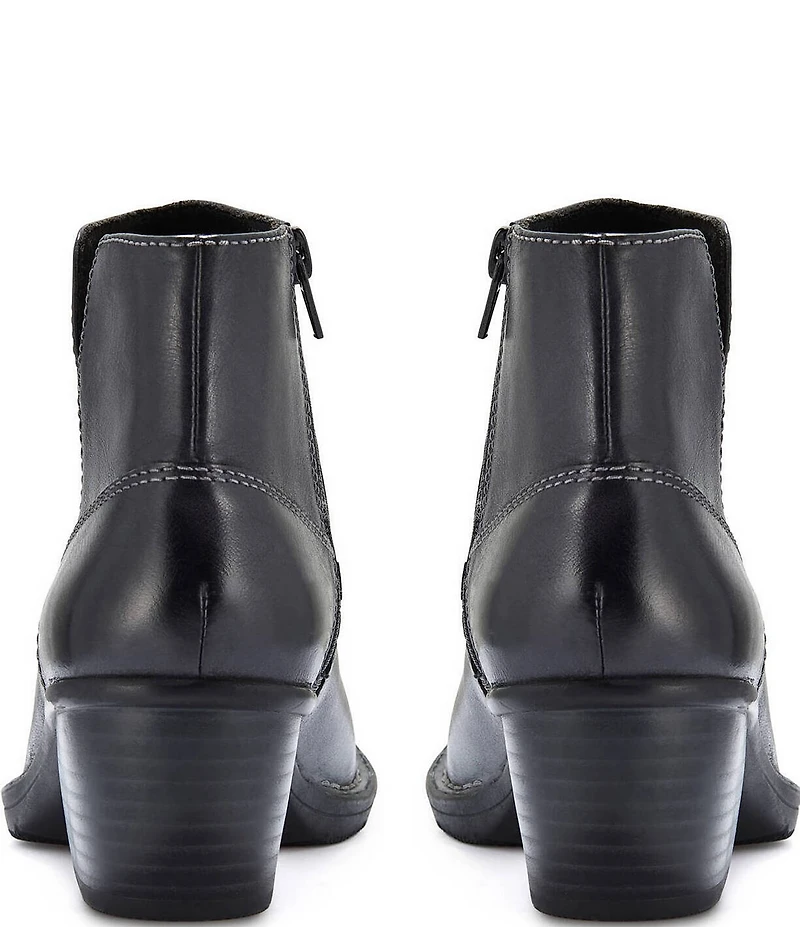 Clarks Artisan Kastela Top Leather Ankle Booties