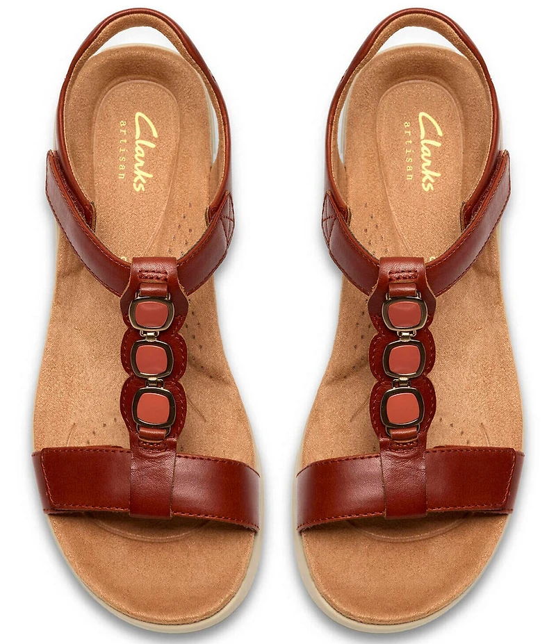 Clarks Artisan Kitly Gem Leather Sandals
