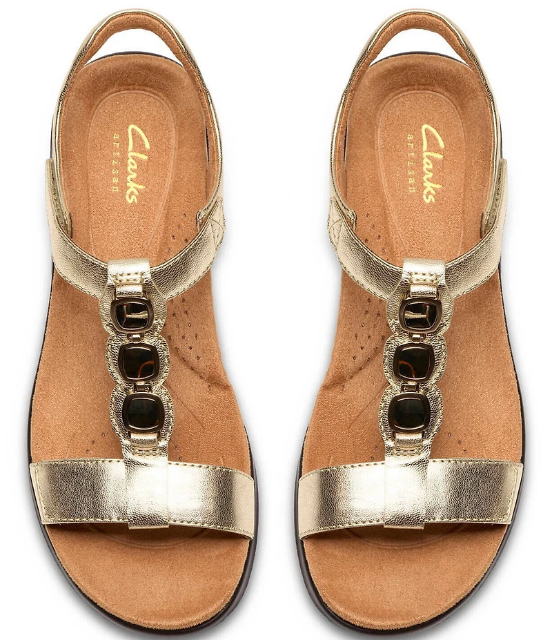 Clarks Artisan Kitly Gem Leather Sandals