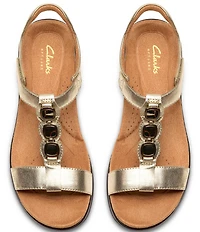 Clarks Artisan Kitly Gem Leather Sandals