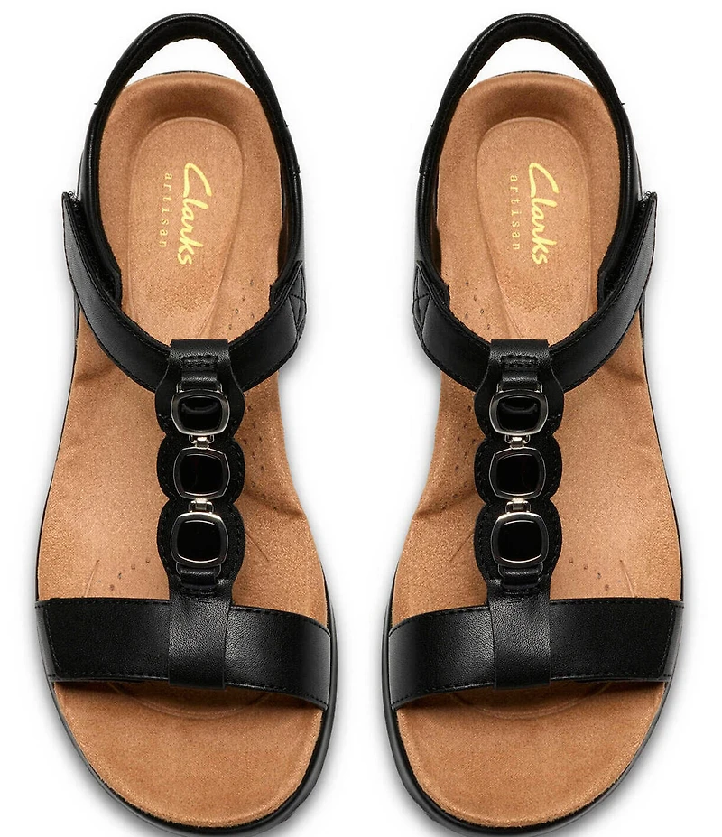 Clarks Artisan Kitly Gem Leather Sandals