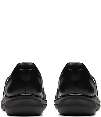 Clarks Artisan Lynell Slip Leather Bungee Lace Slip-Ons