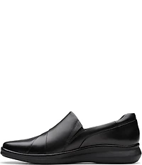 Clarks Artisan Lynell Slip Leather Bungee Lace Slip-Ons