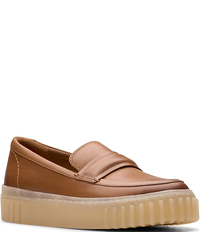 Clarks Signature Mayhill Cove Leather Platform Loafers