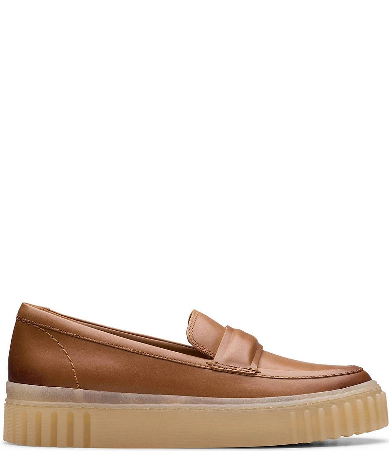 Clarks Signature Mayhill Cove Leather Platform Loafers