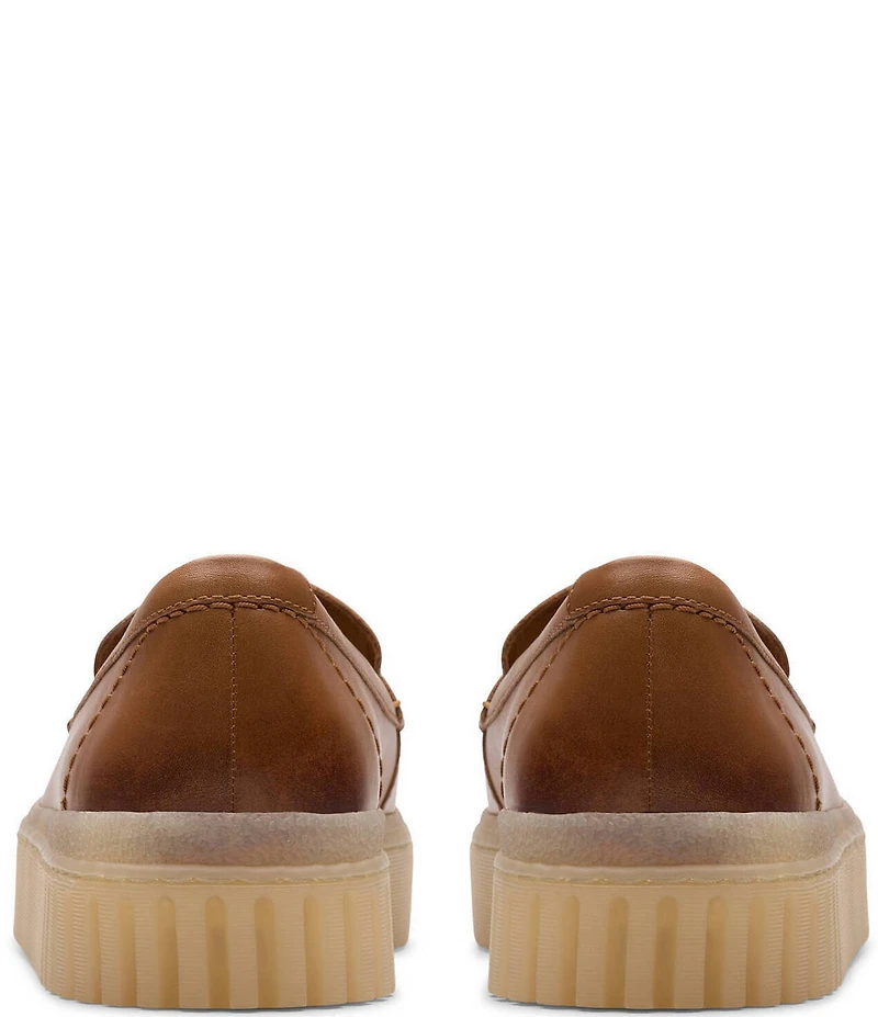 Clarks Signature Mayhill Cove Leather Platform Loafers