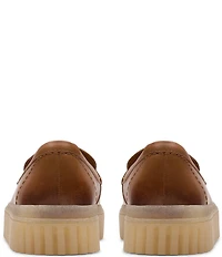 Clarks Signature Mayhill Cove Leather Platform Loafers