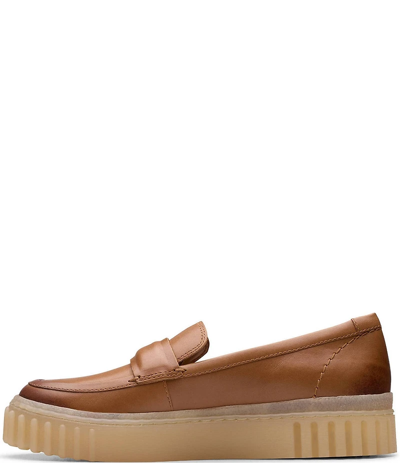 Clarks Signature Mayhill Cove Leather Platform Loafers
