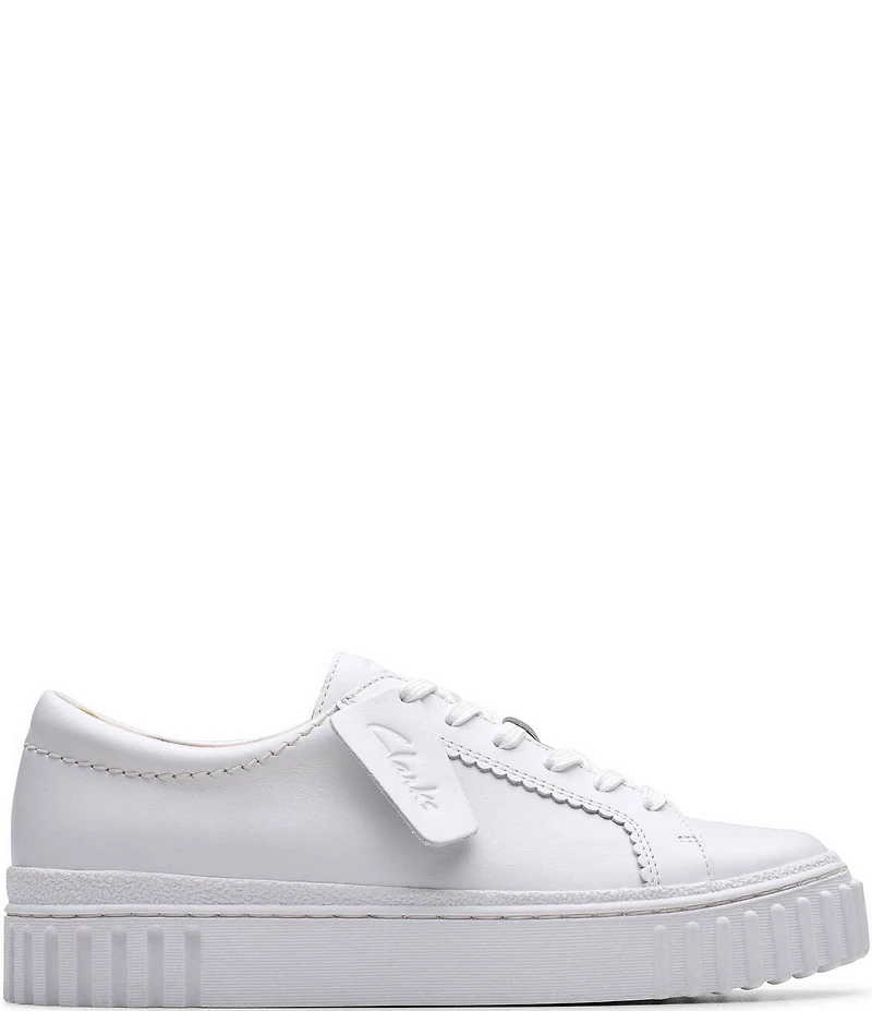 Clarks Signature Mayhill Walk Leather Platform Sneakers