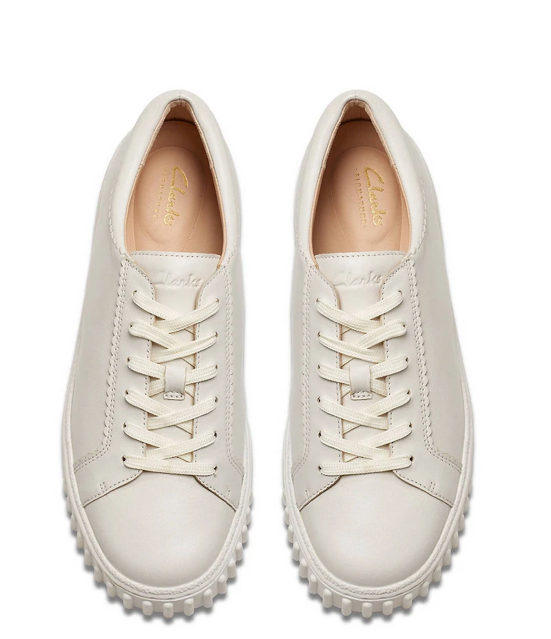 Clarks Signature Mayhill Walk Leather Platform Sneakers