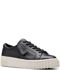 Clarks Signature Mayhill Walk Leather Platform Sneakers
