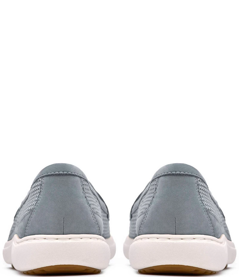 Clarks Artisan Nalle Glide Woven Nubuck Suede Penny Loafers