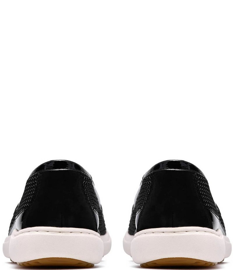 Clarks Nalle Glide Woven Nubuck Suede Penny Loafers