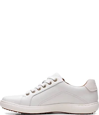 Clarks Artisan Nalle Lace Leather Zip Sneakers