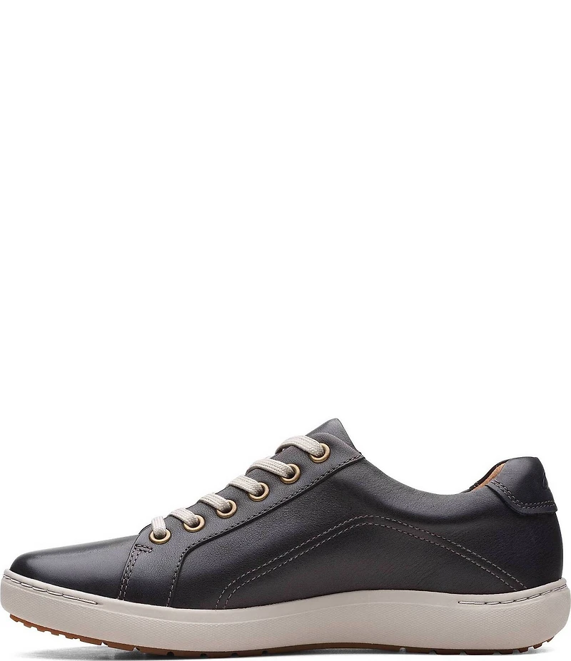 Clarks Artisan Nalle Lace Leather Zip Sneakers