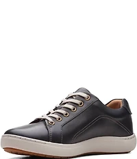 Clarks Artisan Nalle Lace Leather Zip Sneakers
