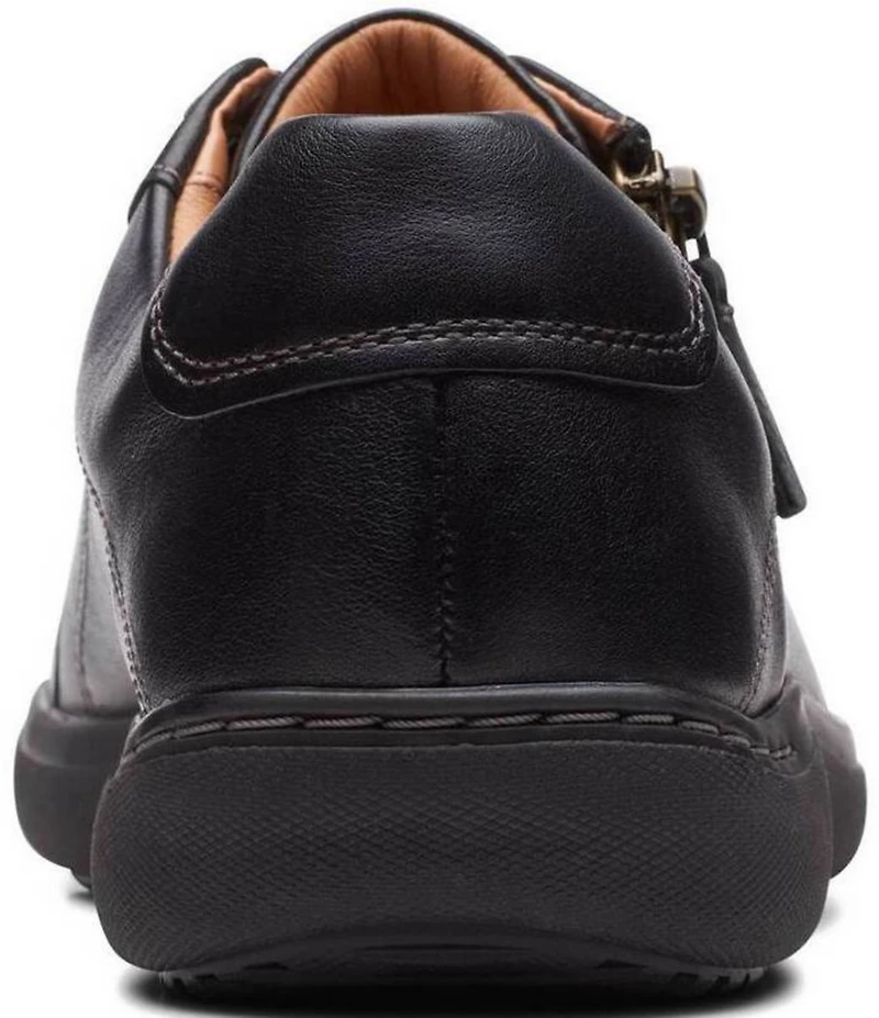 Clarks Artisan Nalle Lace Leather Zip Sneakers