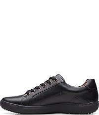 Clarks Artisan Nalle Lace Leather Zip Sneakers