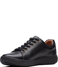 Clarks Artisan Nalle Lace Leather Zip Sneakers