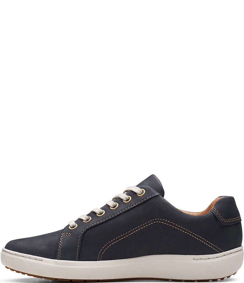 Clarks Artisan Nalle Nubuck Suede Side Zip Lace-Up Sneakers
