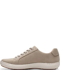Clarks Artisan Nalle Nubuck Suede Side Zip Lace-Up Sneakers