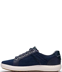 Clarks Nalle Zen Denim Lace Up Zip Sneakers