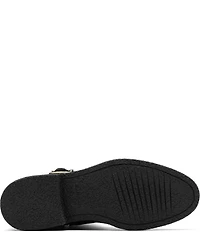 Clarks Artisan Nella Mid Suede Buckle Strap Booties