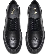 Clarks Signature Orinoco 3 Derby Leather Brogue Oxfords