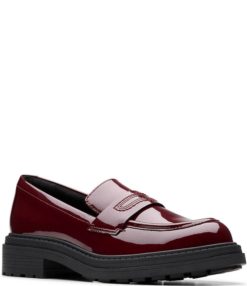 Clarks Signature Orinoco3 Edge Patent Leather Penny Loafers