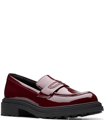 Clarks Signature Orinoco3 Edge Patent Leather Penny Loafers