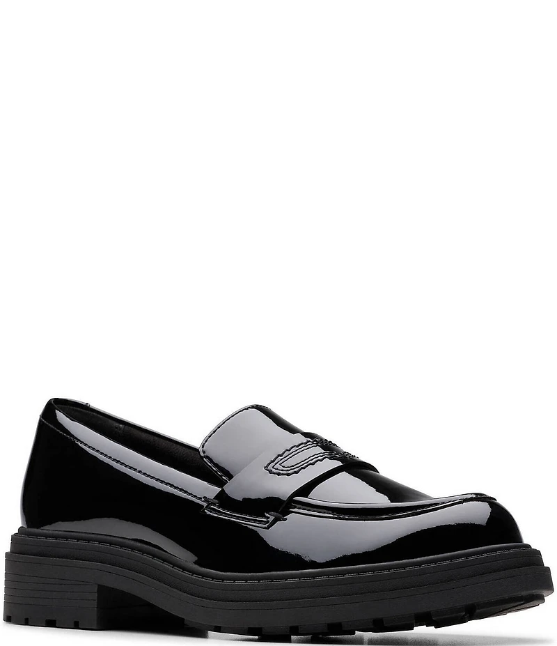 Clarks Signature Orinoco3 Edge Patent Leather Penny Loafers