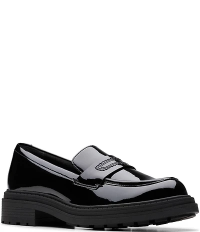 Clarks Signature Orinoco3 Edge Patent Leather Penny Loafers