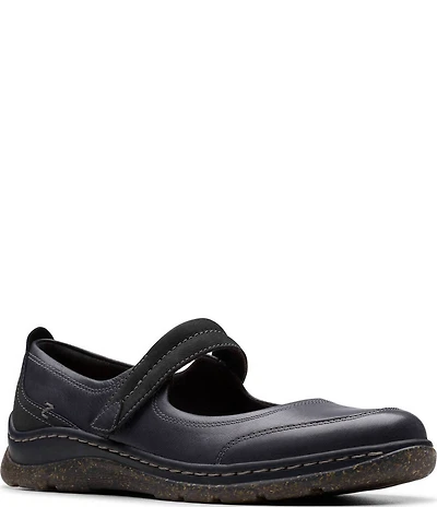 Clarks Artisan Orlene Jane Leather Ballerina Mary Janes