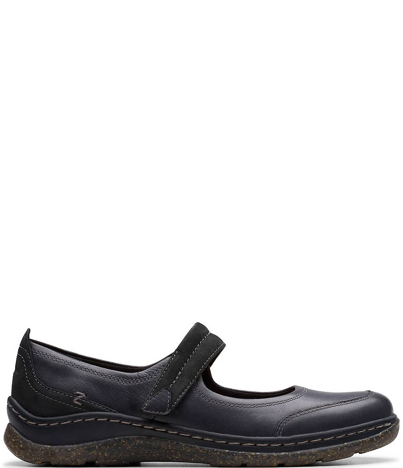Clarks Artisan Orlene Jane Leather Ballerina Mary Janes
