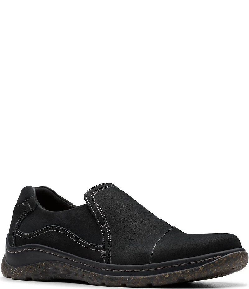 Clarks Artisan Orlene Slip Leather Slip On Sneakers