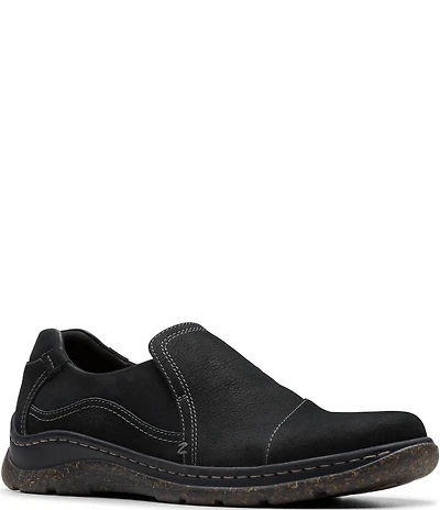 Clarks Artisan Orlene Slip Leather Slip On Sneakers