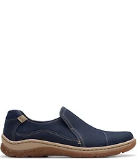 Clarks Artisan Orlene Slip Nubuck Suede Slip On Sneakers