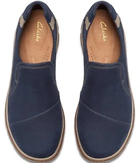 Clarks Artisan Orlene Slip Nubuck Suede Slip On Sneakers