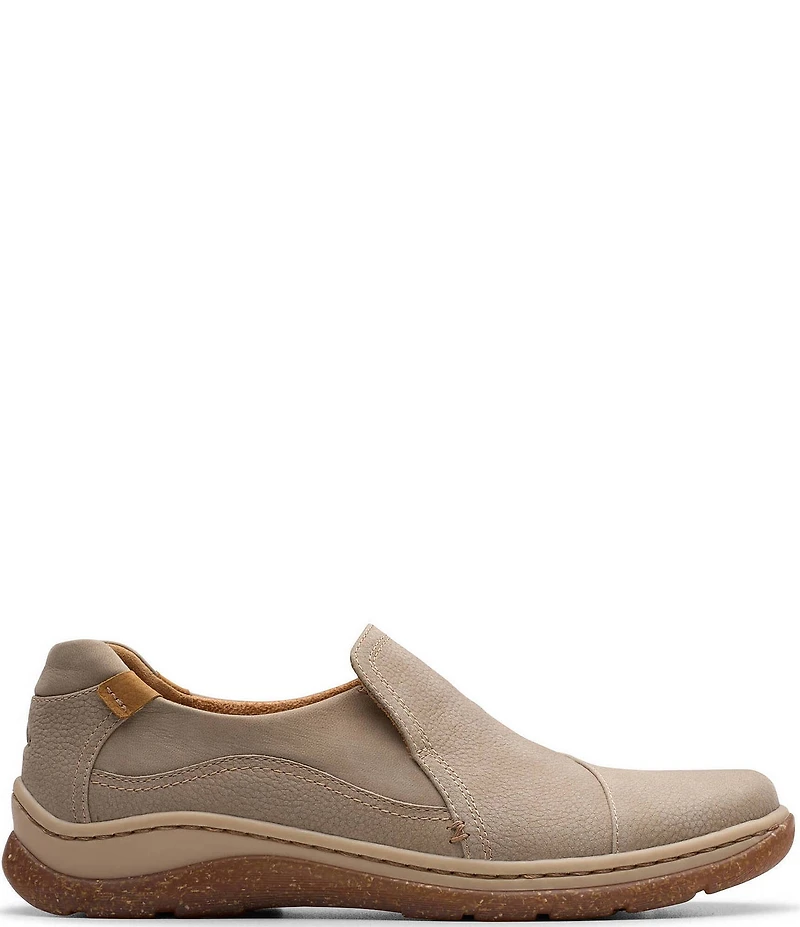 Clarks Artisan Orlene Slip Nubuck Suede Slip On Sneakers