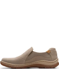 Clarks Artisan Orlene Slip Nubuck Suede Slip On Sneakers