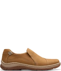 Clarks Artisan Orlene Slip Nubuck Suede Slip On Sneakers