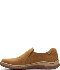 Clarks Artisan Orlene Slip Nubuck Suede Slip On Sneakers
