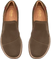 Clarks Artisan Orlene Slip Nubuck Suede Slip On Sneakers