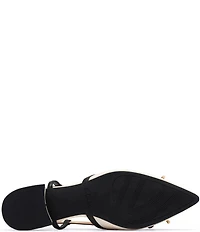 Clarks Sensa15 Bow Leather Pointed Toe Slingback Dress Flats