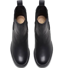 Clarks Signature Chamberly Top Leather Chelsea Booties