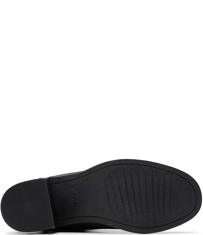 Clarks Signature Chamberly Top Leather Chelsea Booties