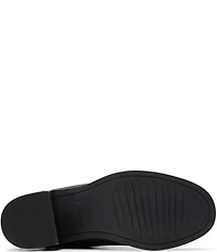 Clarks Signature Chamberly Top Leather Chelsea Booties