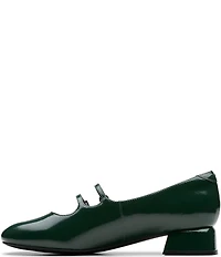 Clarks Signature Daiss 30 Shine Patent Leather Double Strap Mary Jane Pumps