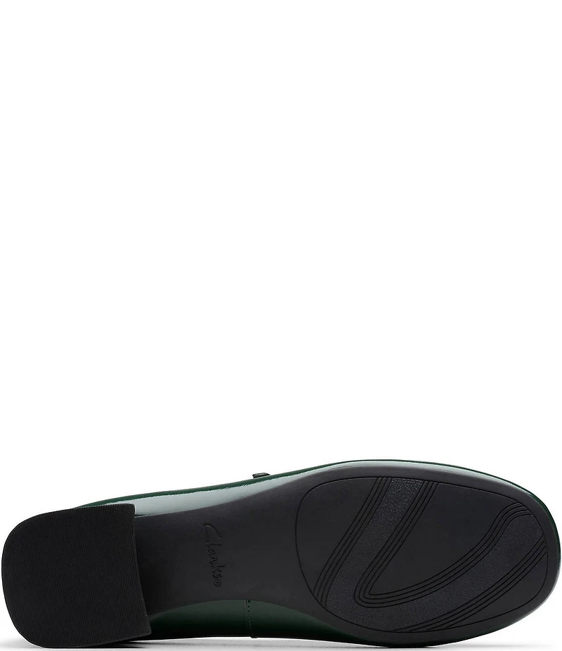 Clarks Signature Daiss 30 Shine Patent Leather Double Strap Mary Jane Pumps